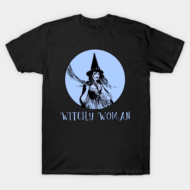 WITCHY WOMAN with BEAUTIFUL WITCH T-Shirt by Scarebaby